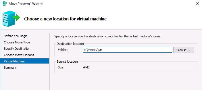 Натисніть кнопку Finish і дочекайтеся закінчення процесу Live Migration віртуальної машина на другий сервер Hyper-V