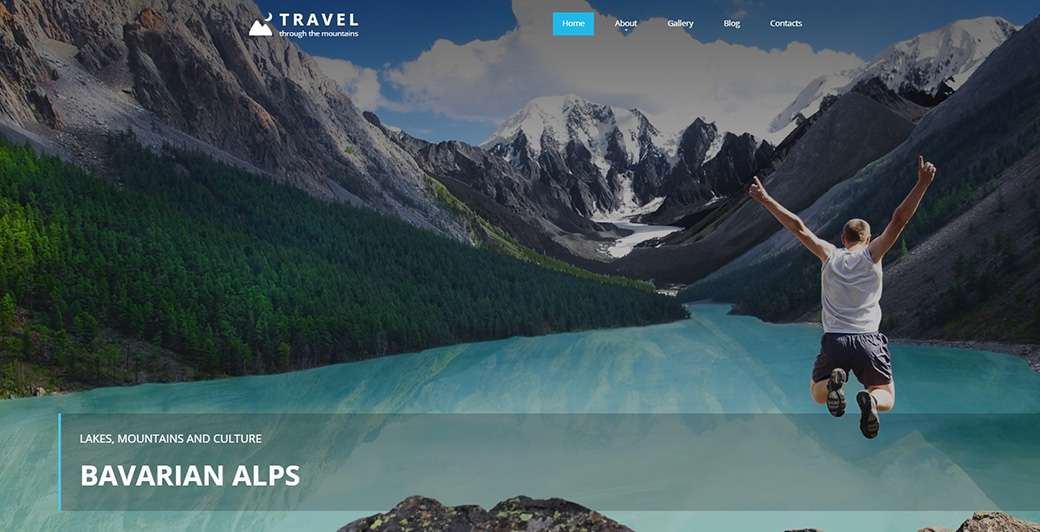 HTML шаблон для туристичного агенства