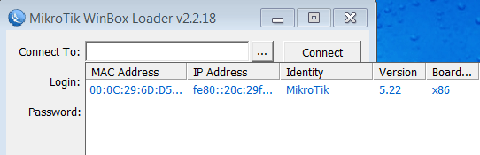 Якщо ви хочете познайомитися з можливостями RouterOS, то встановіть з'єднання з ПК за допомогою зручної графічної утиліти   Winbox   і продовжите конфігурація