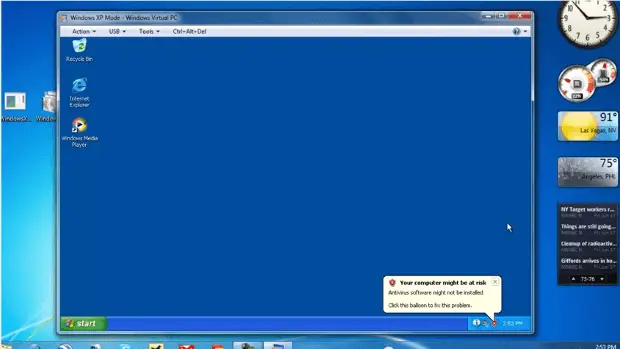 Режим Windows XP