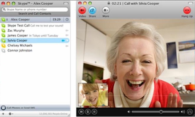 Як радісно виглядають ці люди в рекламі Skype, адже вони можуть побачитися зі своїми онуками в будь-яку хвилину