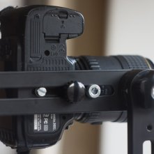 Передня панель з встановленим Nikon d600